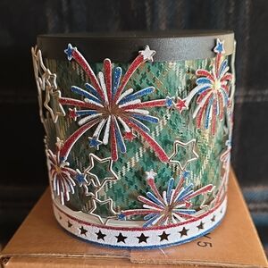 Festive Fireworks Candle Holder